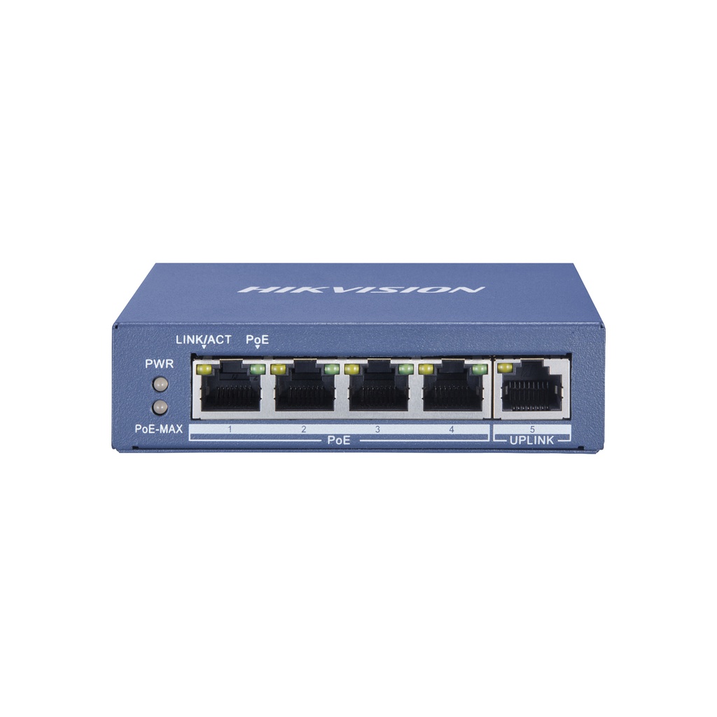 Switch POE no administrado Gigabit de 4 puertos