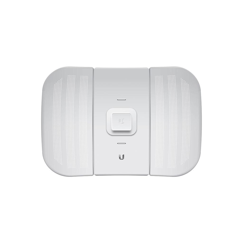 Radio con antena integrada LiteBeam M5, 5 GHz, 23 dBi ,tecnología AirMax, CPE hasta 100 Mbps, marca Ubiquiti.