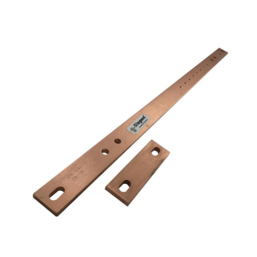 [OR-GBH19KIT] Kit de Barra horizontal de tierra, telecomunicaciones, para instalacion en rack de 1RU x 19.25&quot;, marca Ortronics.