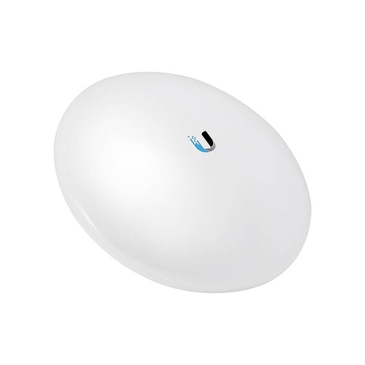 [NBE-5AC-GEN2] Radio con antena integrada NanoBeam 5AC Gen2, 5 GHz, 19 dBi, puente con tecnología AirMax, compacto hasta 450 Mbps, marca Ubiquiti.