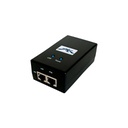 Adaptador Poe, Output: 24Vdc/0.5 A, Input:100-240Vac/50-60Hz, marca Ubiquiti