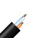 Fibra óptica DIELECTRICA 24 hilos SM G652D GYFXY, marca Prisma