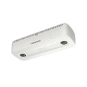 Cámara IP para conteo de personas, lente dual, resolución 2 Mpx, H.265, puerto de conexión RJ45, PoE, 12VDC, para interiores unicamente. Marca Hikvision