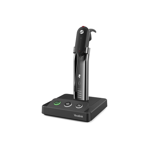 [WH63 UC] Auricular inalámbrico Mono-aural con micrófono, certificado para Microsoft Teams, compatible con teléfonos UC con bluetooth, marca Yealink
