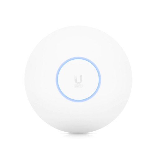 [U6-PRO] Access Point Wi-Fi 6 Unifi Profesional, alto rendimiento, doble banda, 6x6(DL/UL MU-MIMO), LAN 1 Gbps, PoE+, +350 clientes montaje en techo, 140 m² IP54, marca Ubiquiti.