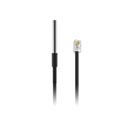 [DS18B20] Sensor de temperatura impermeable DS18B20, cable con conector RJ11 de 1.5mts, accesorio para medidor TH Elite, rango de medición -55°C a +125°C, marca Sonoff.