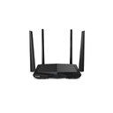 Router AC6, WiFi de doble banda 300 y 867 Mbps, 4 antenas de 5 dBi, aplicacion juegos online y transmision de video, marca Tenda