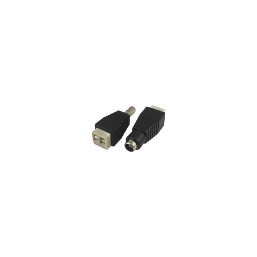 [CON-12V] Adaptador de voltaje macho - hembra con terminales de tornillo