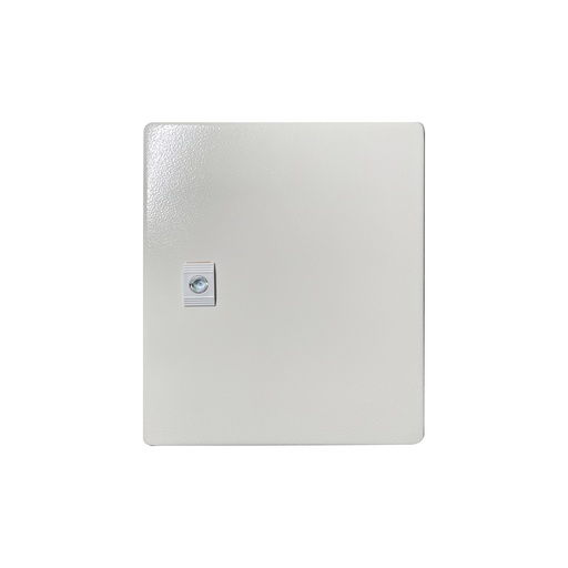 [ST25315] Gabinete de acero para montaje en pared, puerta solida con chapa, de 30x25x15cms., IP66, IK10, con placa de montaje, color gris, marca Tibox.