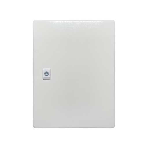 [ST3415] Gabinete de acero para montaje en pared, puerta solida con chapa, de 40x30x15cms., IP66, IK10, con placa de montaje, color gris, marca Tibox.
