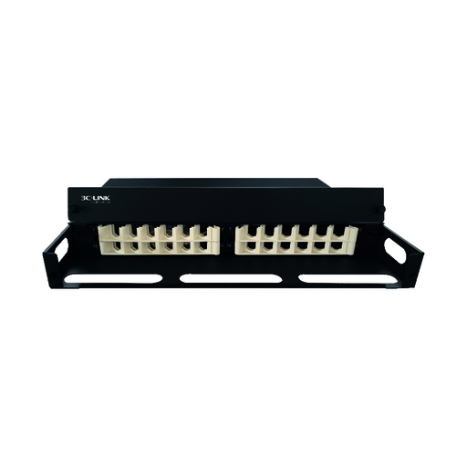 [3C-ODF-S24] Organizador para fibra óptica (ODF) para rack 24 puertos SC, marca Nextlink