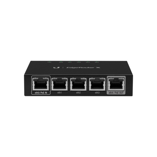 [ER-X] Router ER-X EdgeRouter, 5 puertos Gigabit RJ45, funciones avanzadas de ruteo, marca Ubiquiti