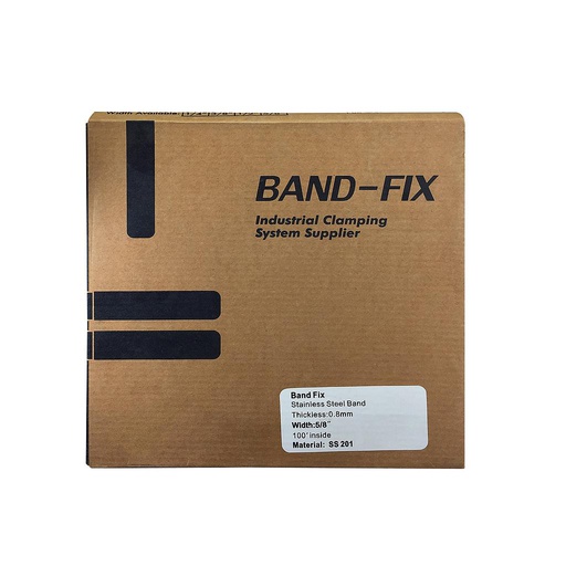 [GHP-008] Cinta metálica 3/4&quot; 100 pies, marca Bandfix