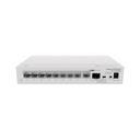 Switch Gigabit No Administrable PoE S110-8P2ST, 8 puertos 10/100/1000 Mbps (PoE) , 2 Puertos SFP Uplink , 124W , marca Huawei