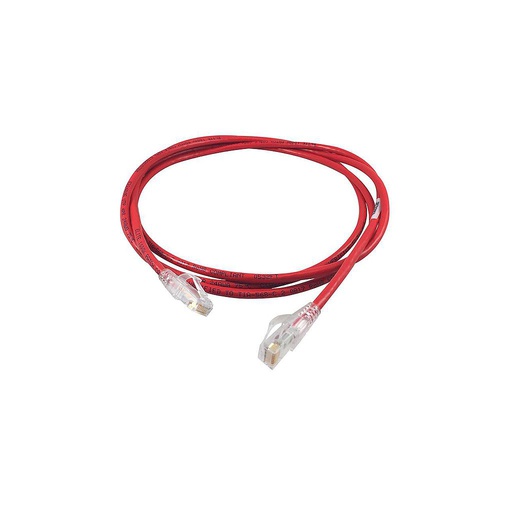 [OR-SPCA6A07-02] Path Cord Modular Categoria 6A, de 7 pies color rojo, TechChoice, marca Ortronics