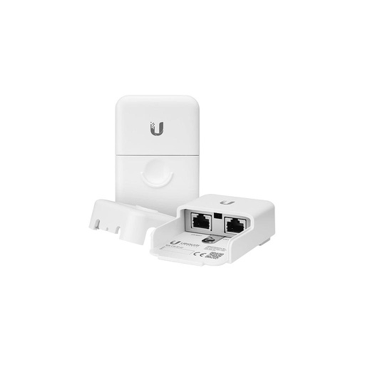 [ETH-SP-G2] Protector exterior Gen2 para descarga electrostática y protección contra sobretensiones, doble puerto 2.5GbE, marca Ubiquiti