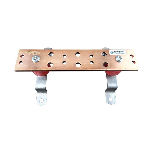 [OR-GB2X10TGB] Barra de tierra, telecomunicaciones, Ortronics, 10w x 2 &quot;h con agujeros de 5/16 y 7/16, marca Ortronics