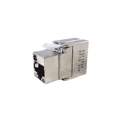 [OR-KSFTP6A25] Dado blindado Categoria 6A FTP, tipo Keystone, color plateado, marca Ortronics